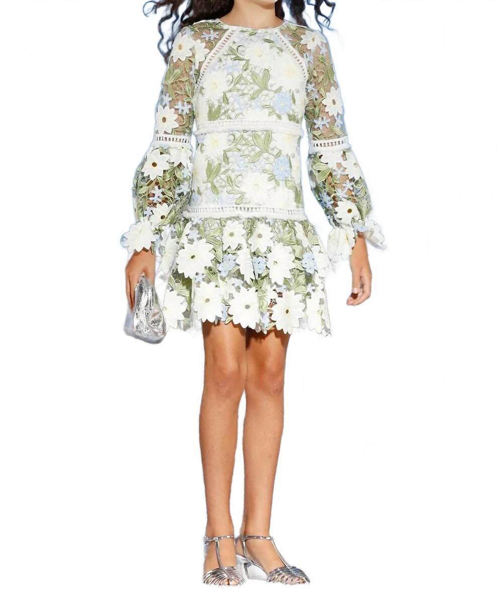 NEW MARLO leonora floral dress in multi